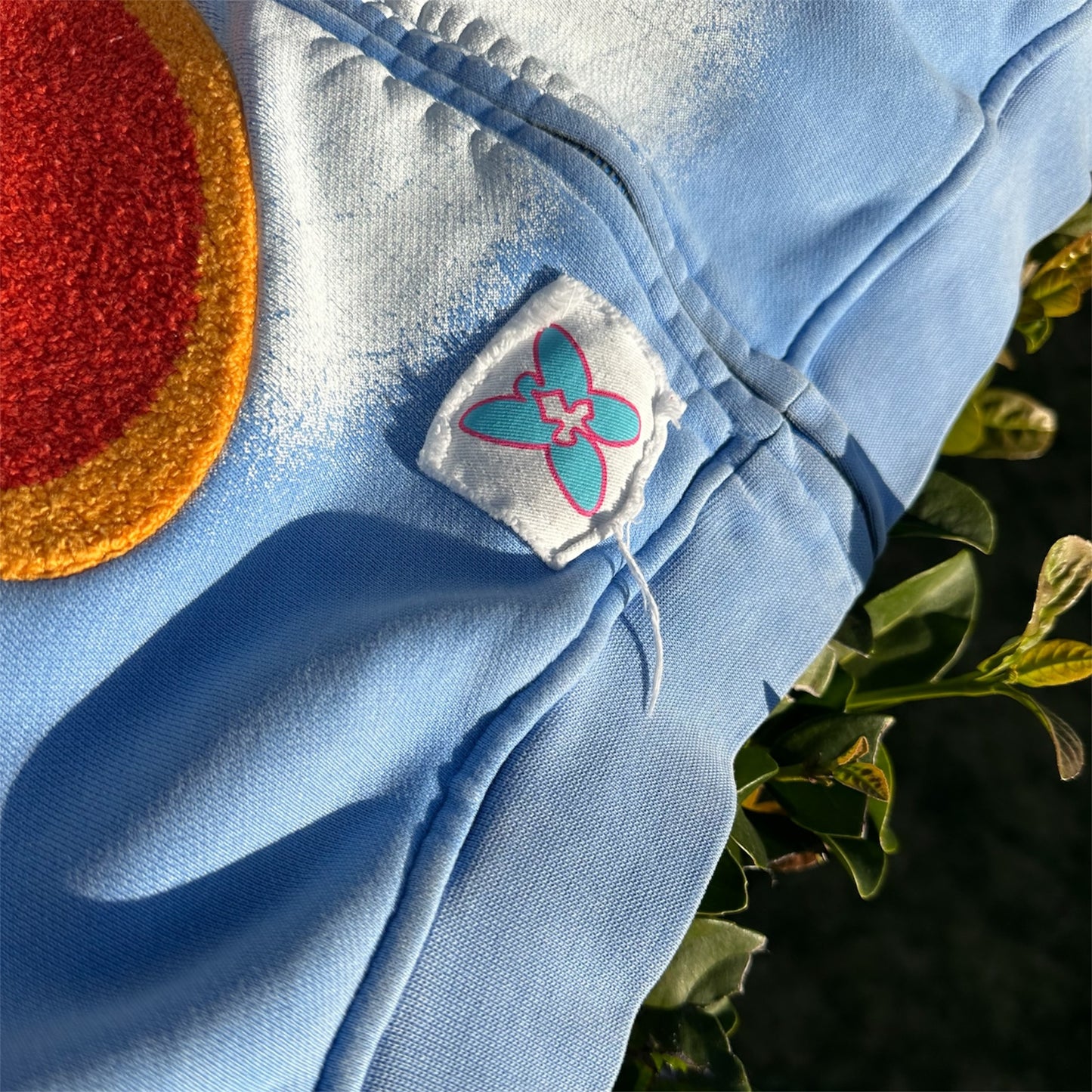 SKY BLUE BOXY HOODIE