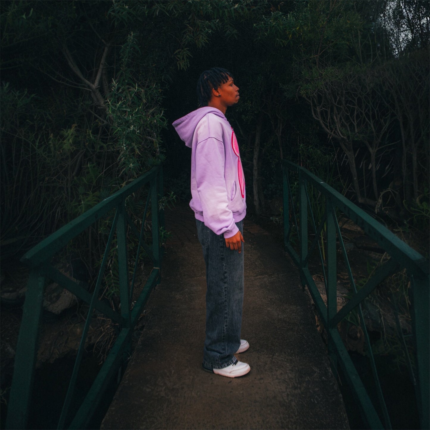 MAGENTA BOXY HOODIE